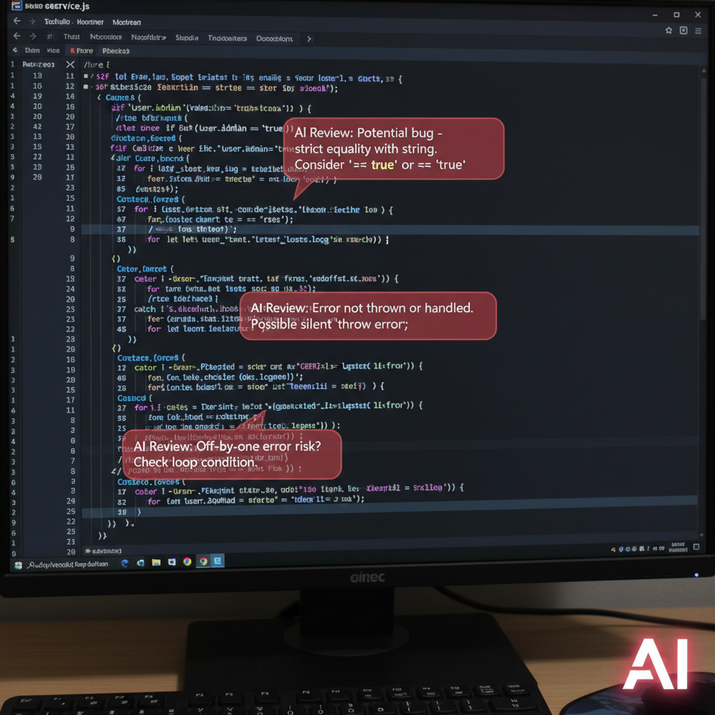 Code editor showing Playwright test automation script with browser automation commands highlighted