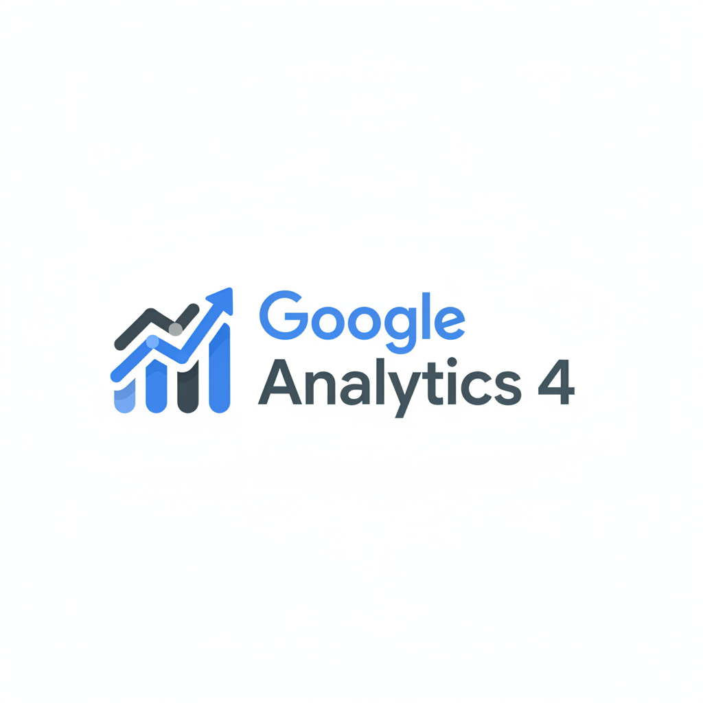 Google Analytics 4 logo for website traffic and conversion tracking