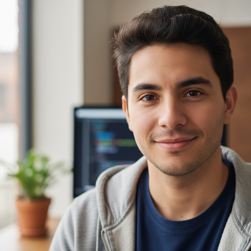 Marcus T., tech team lead, smiling headshot
