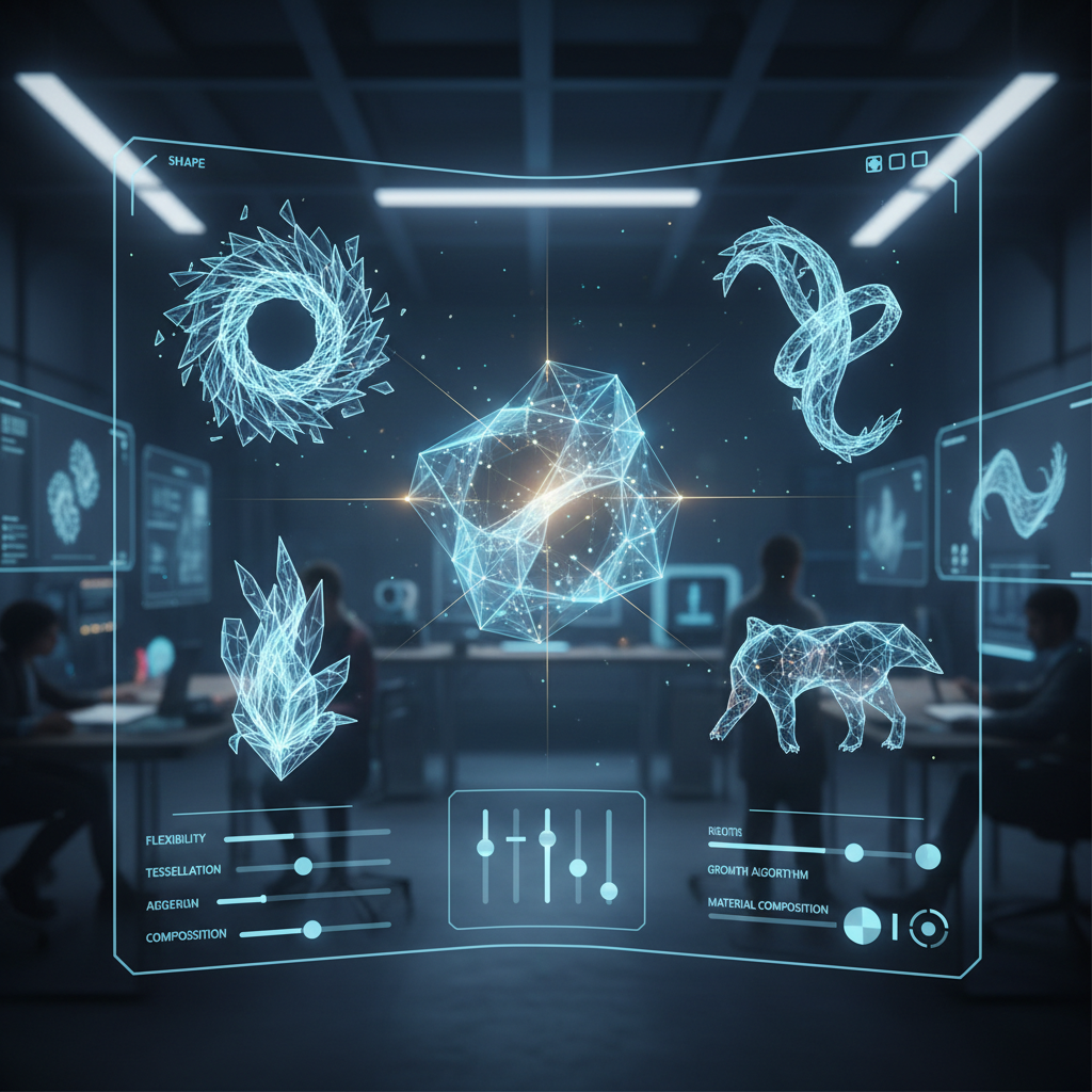 Futuristic thermal sensor interface with dark atmospheric background and dim blue-green lighting