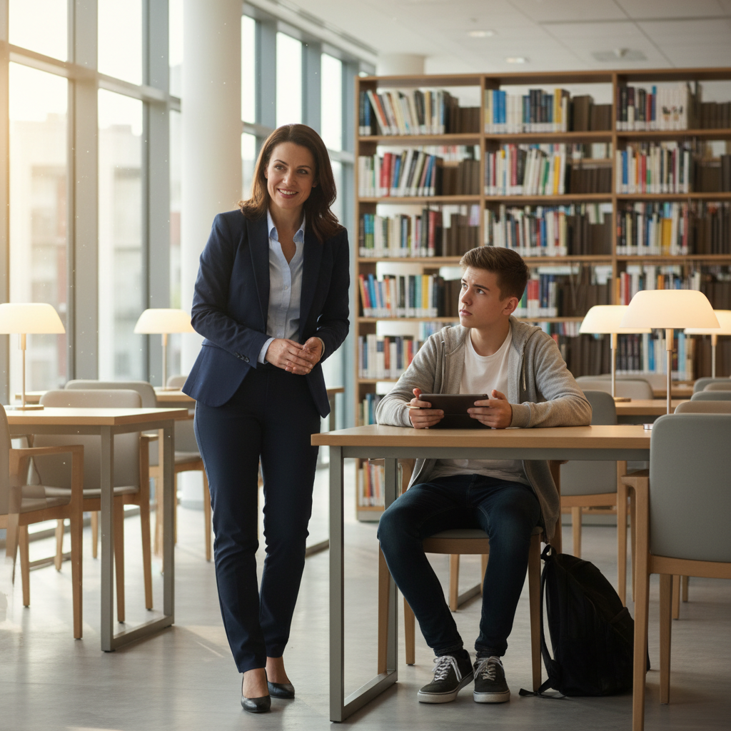 Male business mentor in casual professional attire, confident expression