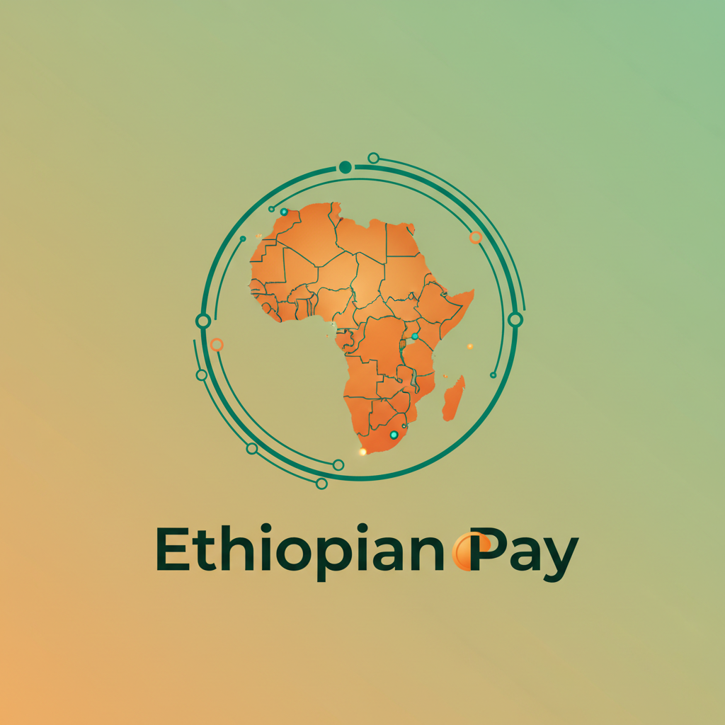 Ethiopian Birr currency and mobile payment interface, dark moody background, financial dashboard