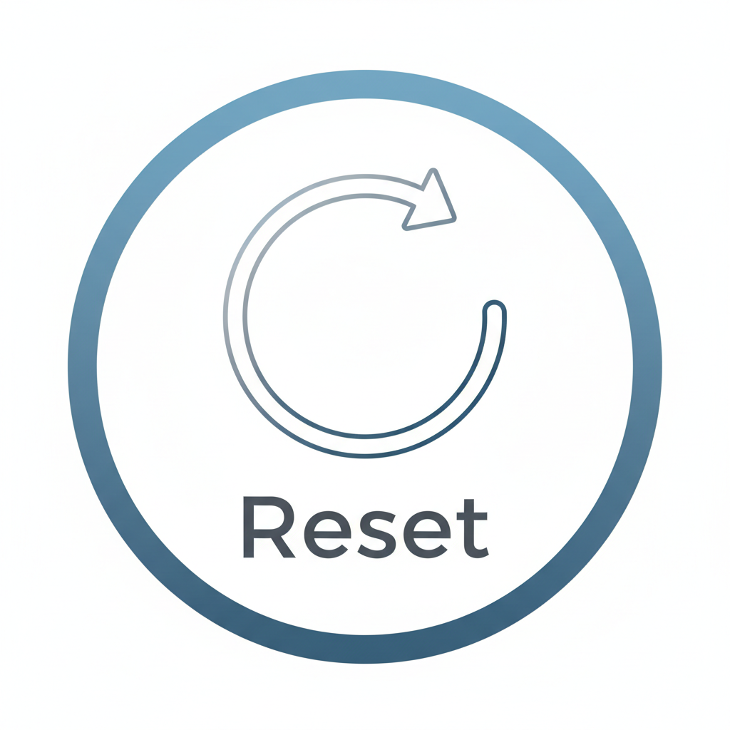 Reset icon