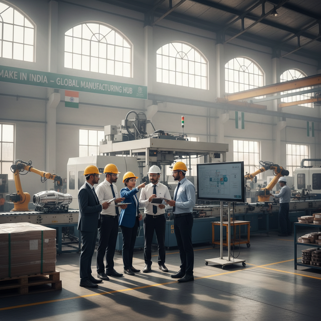 Shipcrow team visiting manufacturing facilities in India