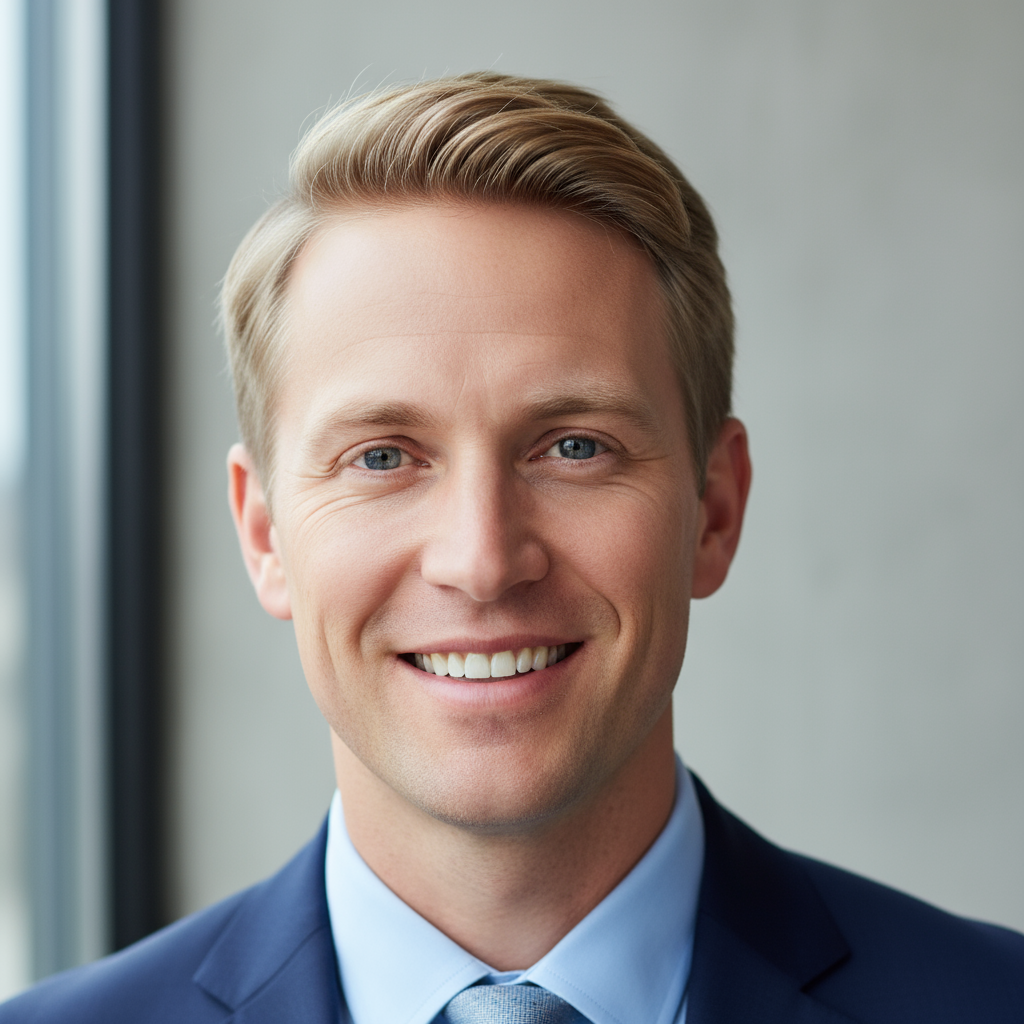 Marcus Kowalski, Senior Project Manager at Ironclad Construction Group, male professional headshot