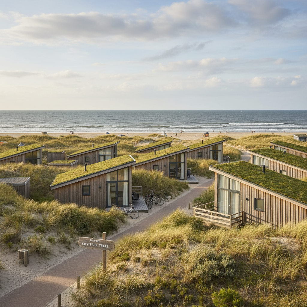 Roompot Kustpark Texel met vakantiehuizen dicht bij het strand