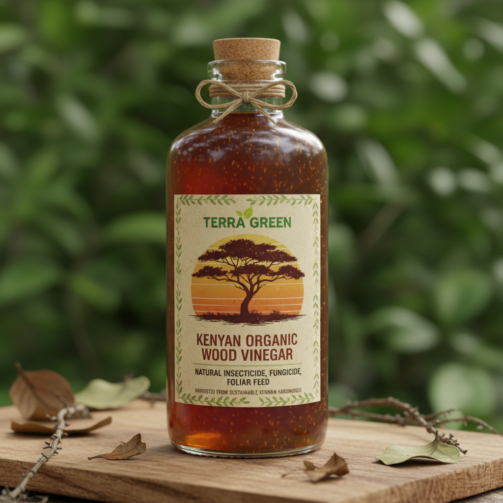 Organic wood vinegar Kenya - natural insecticide fungicide foliar feed