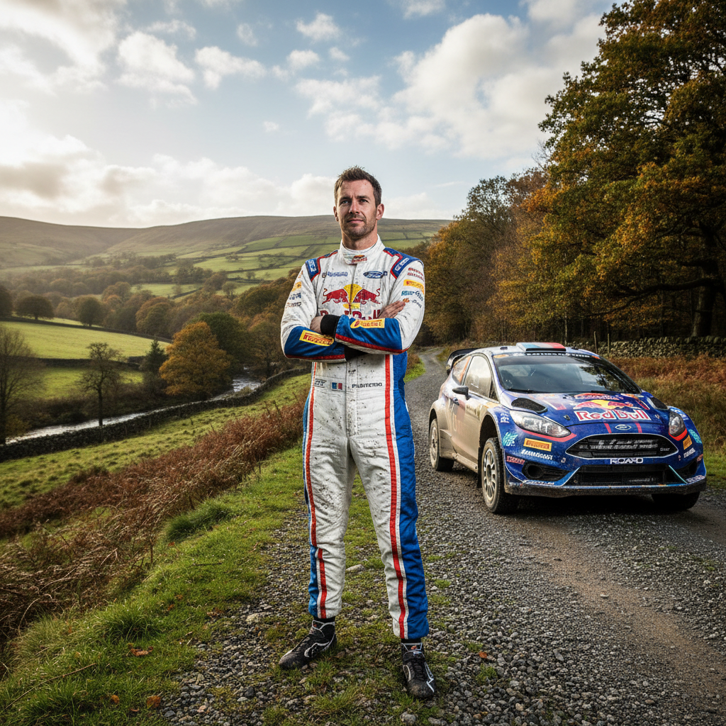 Dafydd Llewelyn, rally driver from Llandrindod Wells Wales