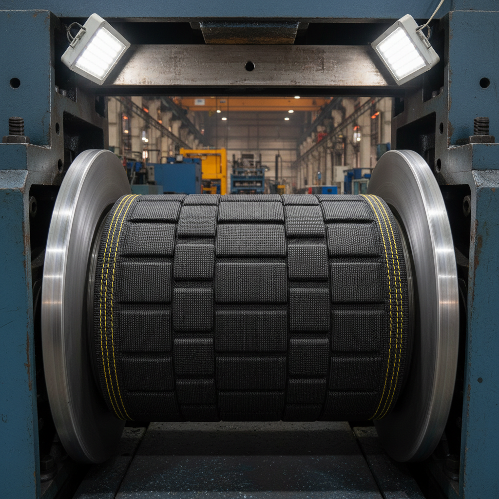 Industrial machinery manufacturing plant with heavy equipment