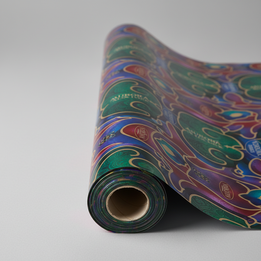 Metalized aluminium flexible packaging film with premium metallic appearance and barrier properties