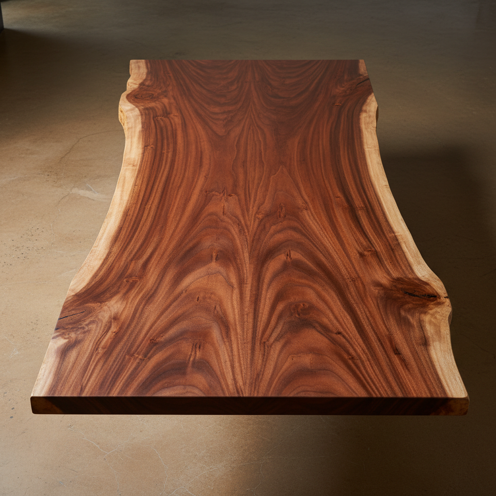 Slab de samán grande MVZ-01-003 para mesa comedor de diseño - tablón macizo tropical