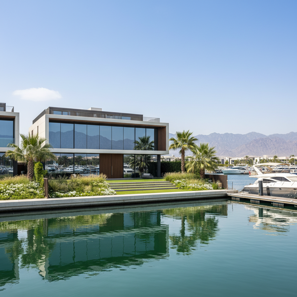 Modern townhouse with private garden and beach access in Jumeirah Dubai