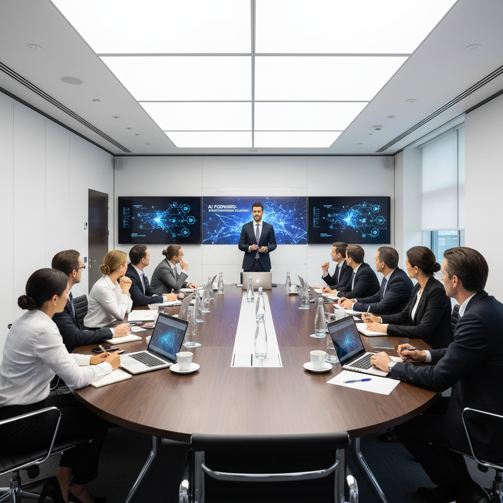 AI presenter for workplace training video creation