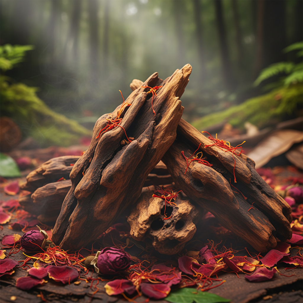 Saffron Noir luxury perfume bottle by Maison Breeze