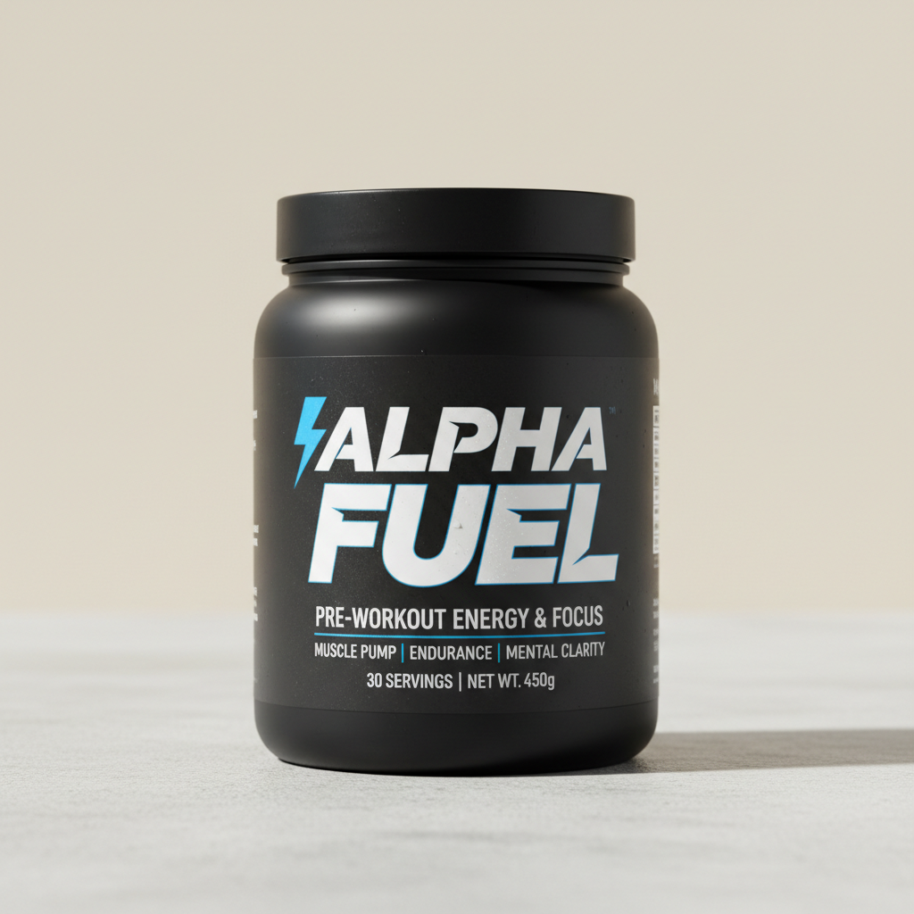 Supplement brand comparison demo video thumbnail with bold orange and black typography