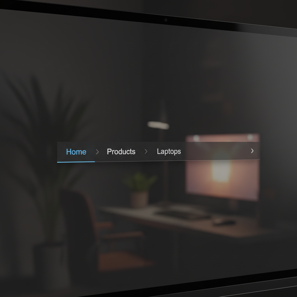 Breadcrumb separator