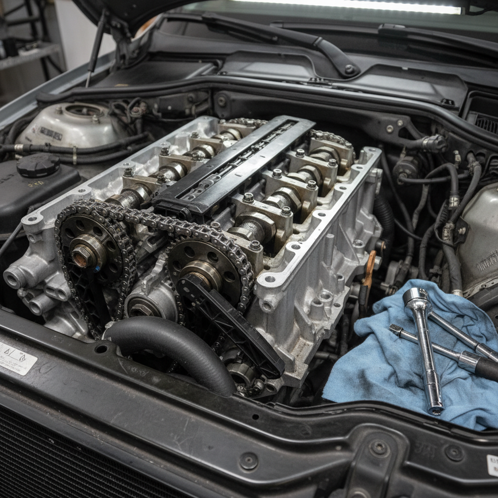 S4 B9 — Timing Chain + Carbon Clean - before the service work was completed