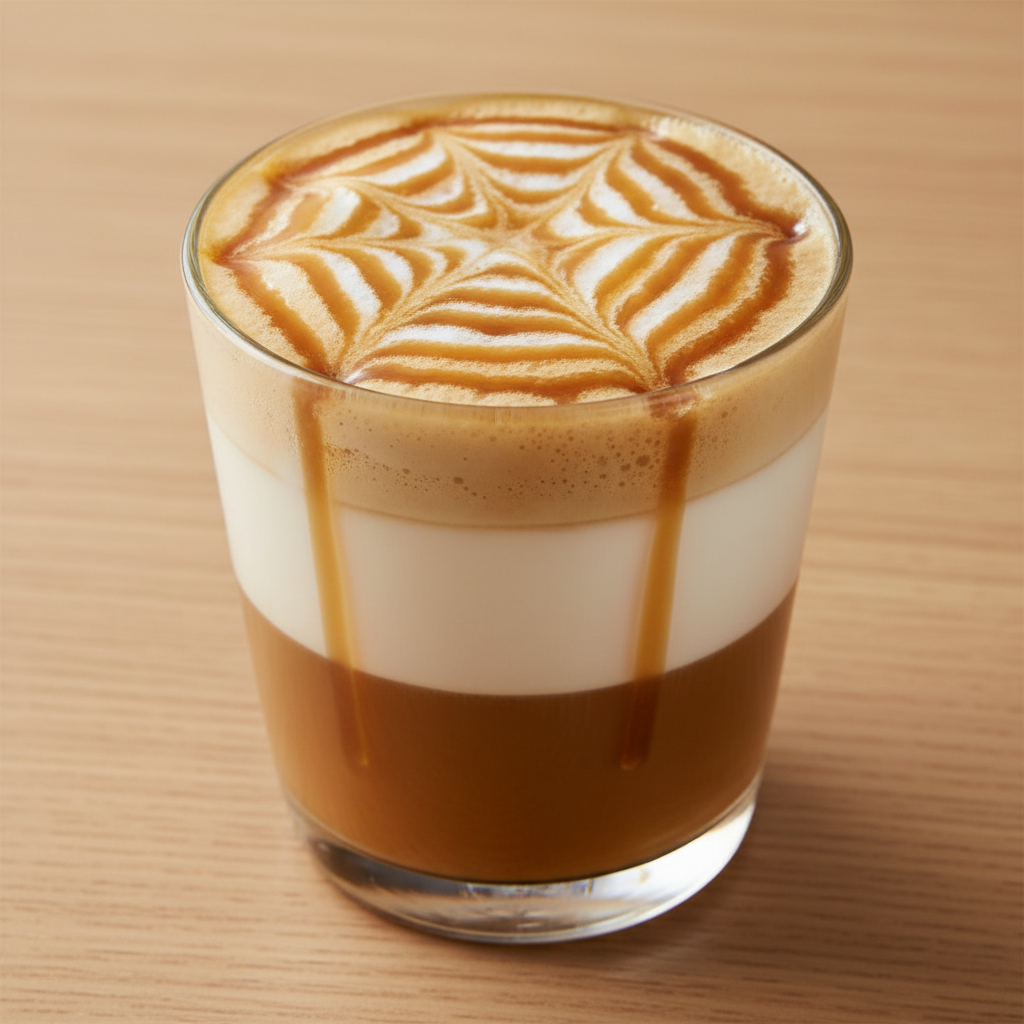 Caramel Latte — karamel soslu espresso içeceği