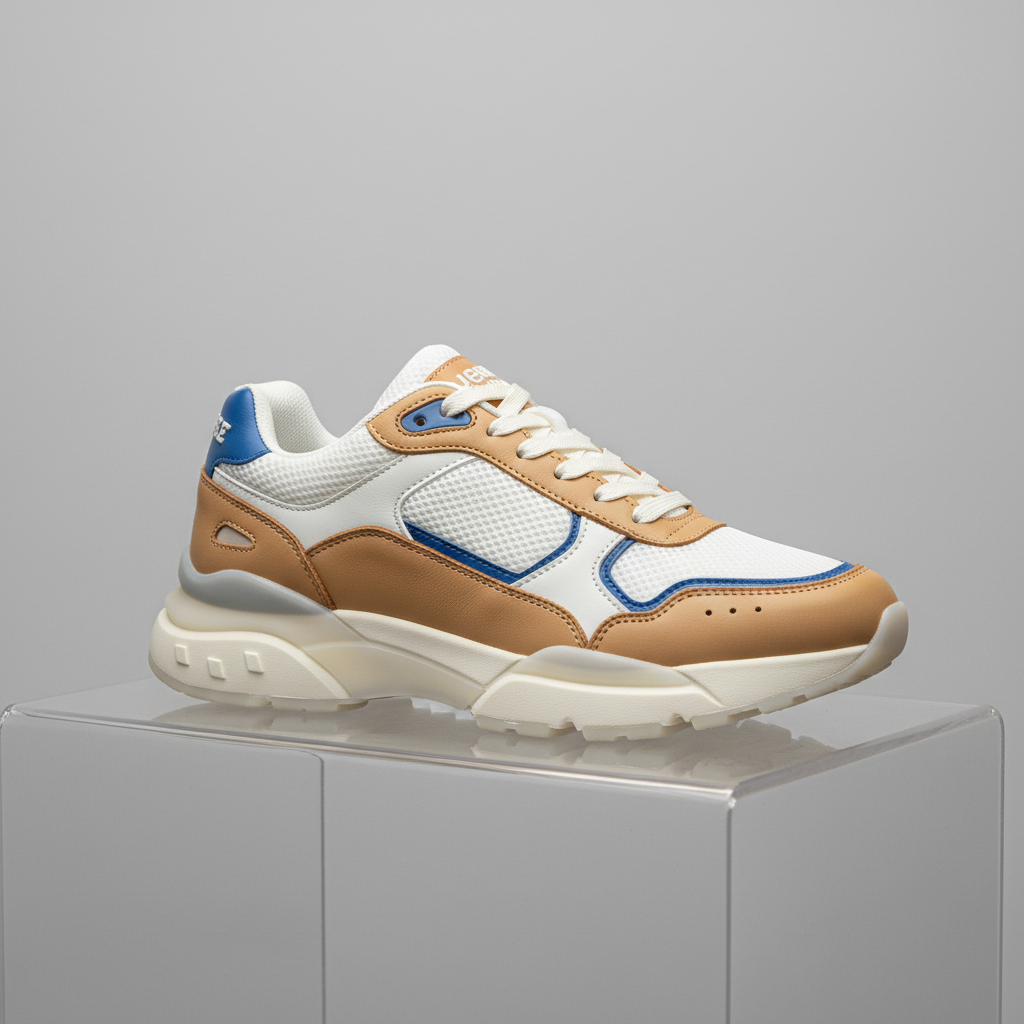 Sneaker product shot rotating on display