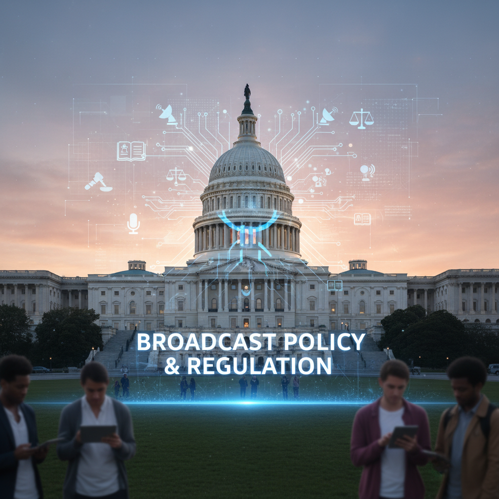 United States Capitol building representing broadcast policy and regulation