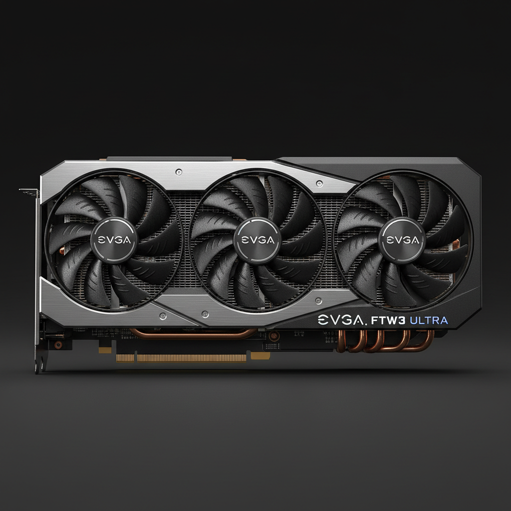 EVGA GTX 1080 Ti FTW3 graphics card with triple fan iCX cooling