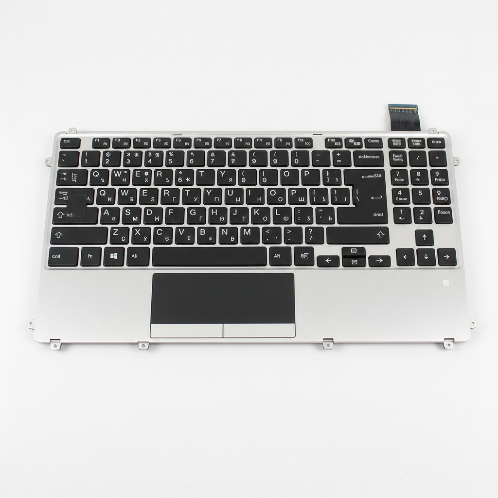 Dell Latitude replacement keyboard module black with backlight