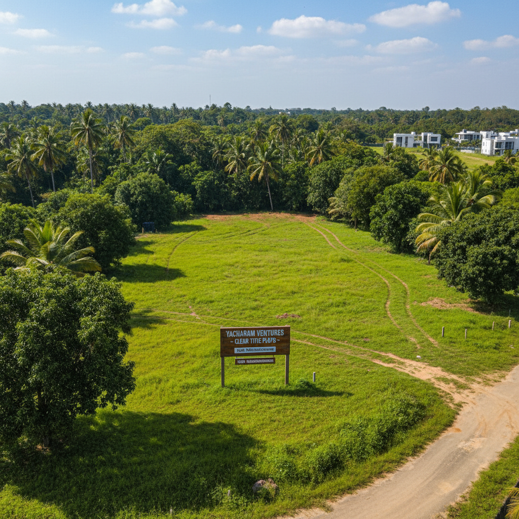 Open plots with lush green surroundings and clear title in Yacharam near Maheshwaram