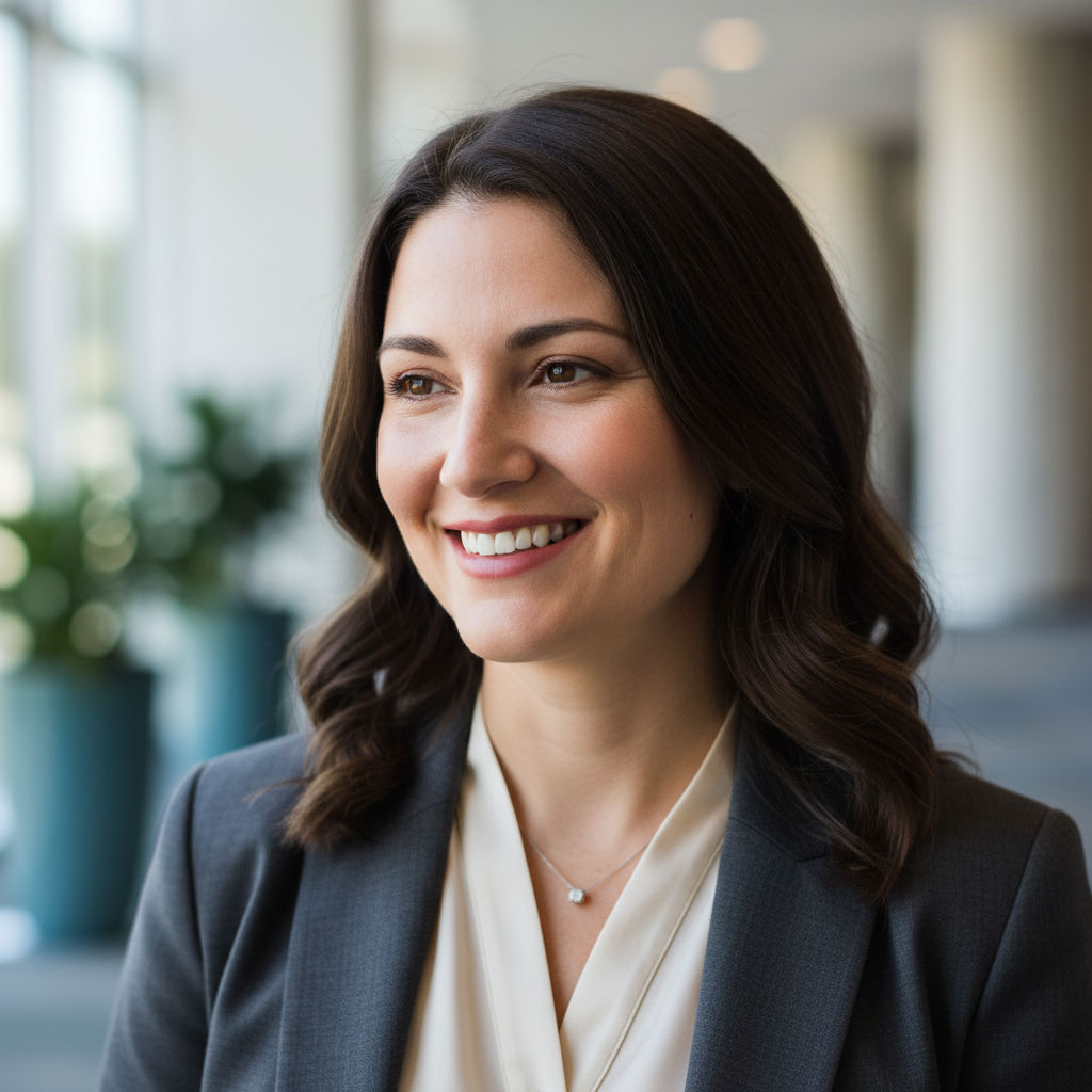 Donna Carmichael, operations manager, smiling professional headshot