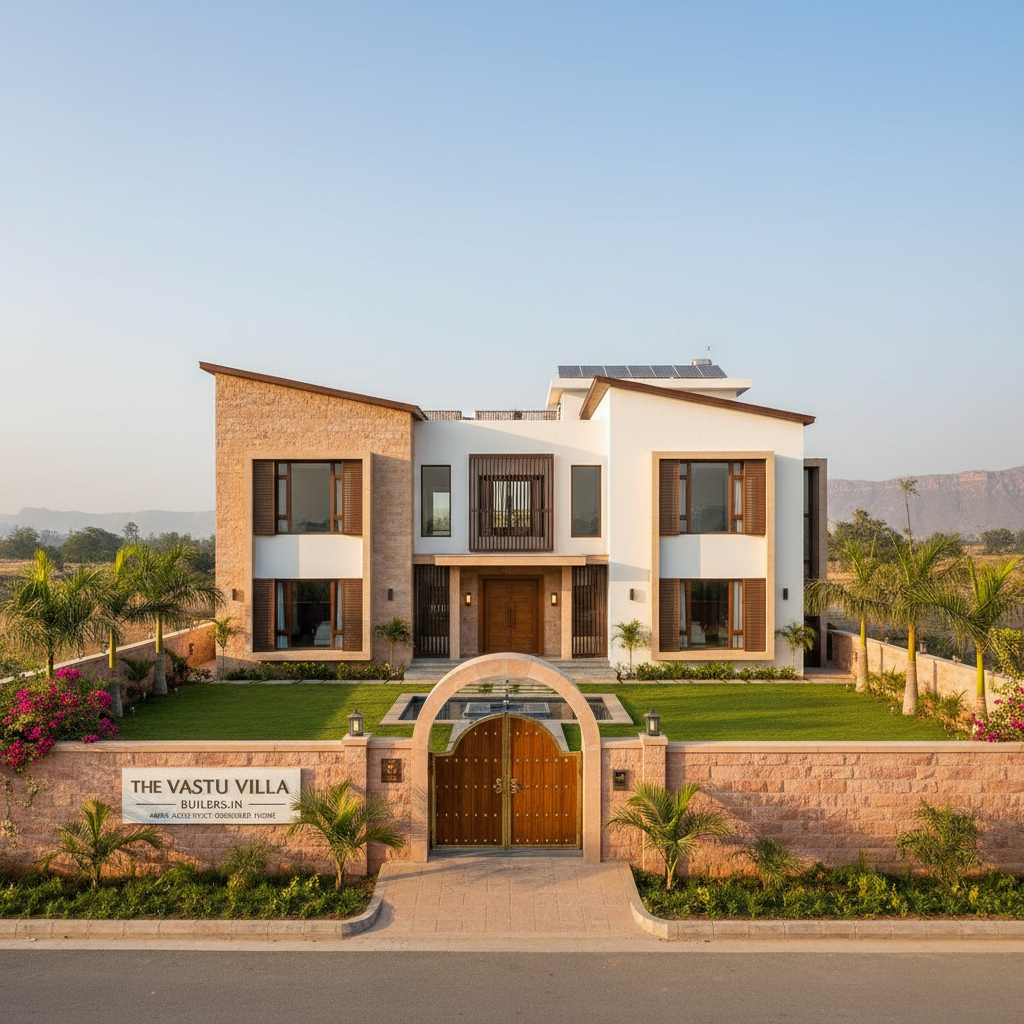 The Vastu Villa — Vastu-compliant 4BHK architect-designed home on 400 sq yard plot in Jaipur, Rajasthan by Buildrs.in