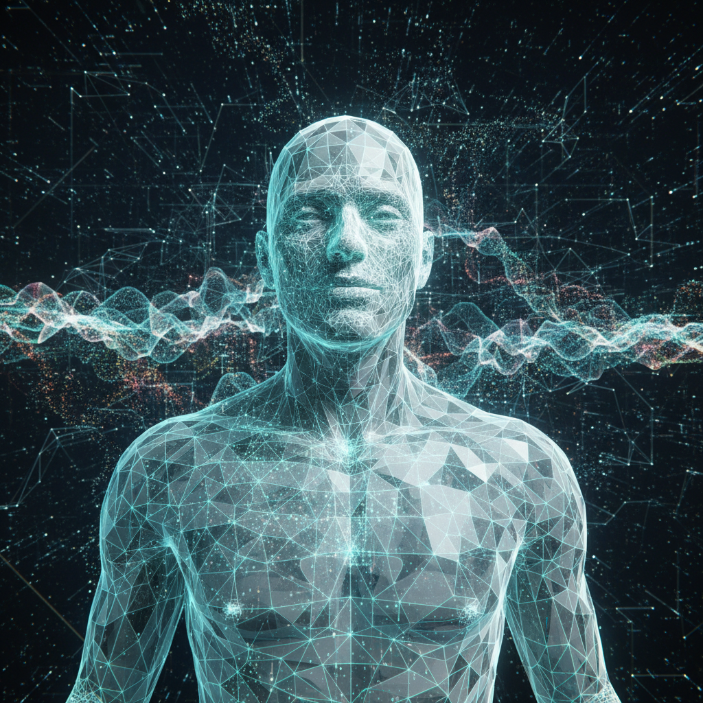 3D avatar wireframe