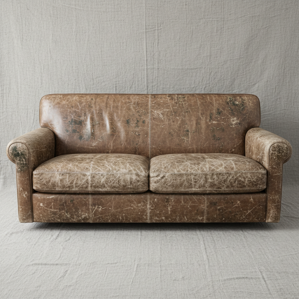 Refreshed sofa with clean fabric, removed stains and restored colour after CleanPro sofa cleaning