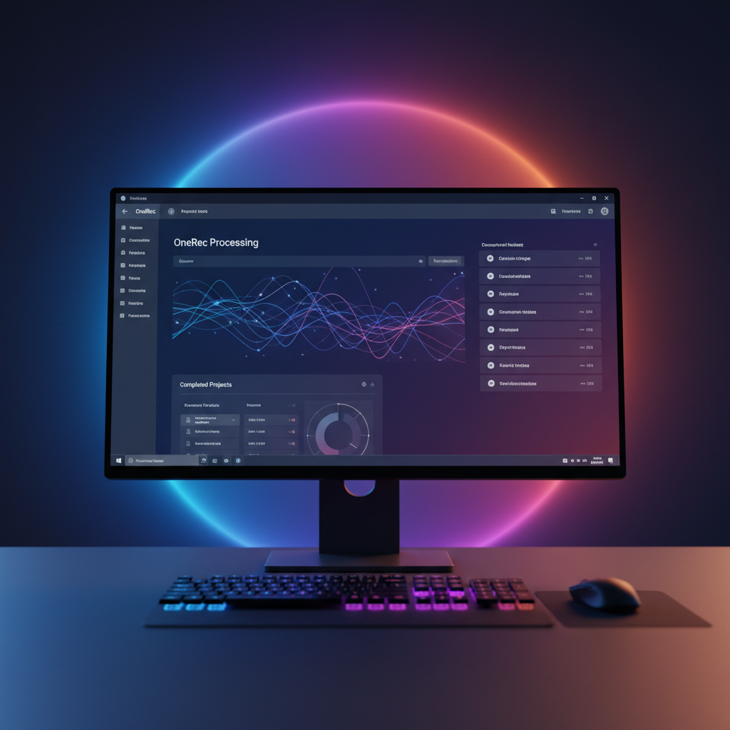 Yield curve data visualization on dark monitor screen, blue and white data lines
