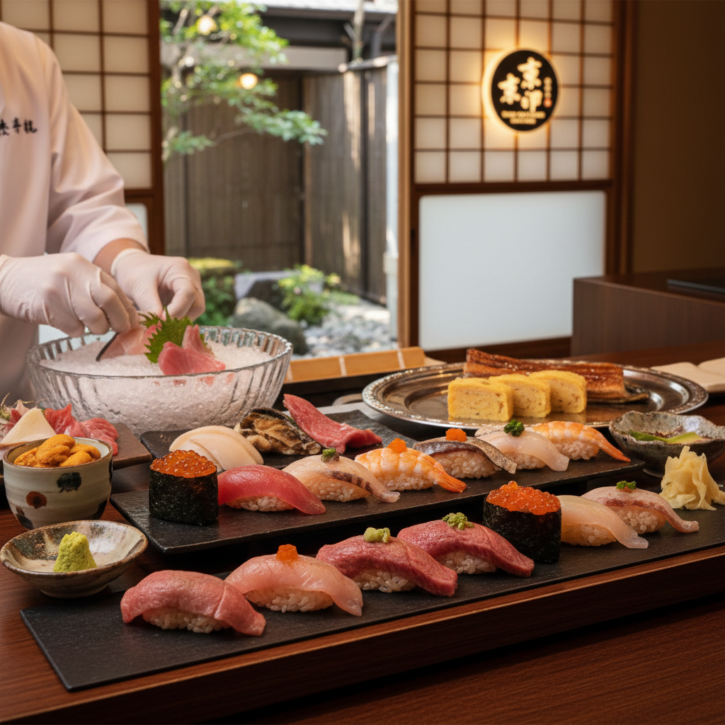 Guest photo of Japanese cuisine at counter