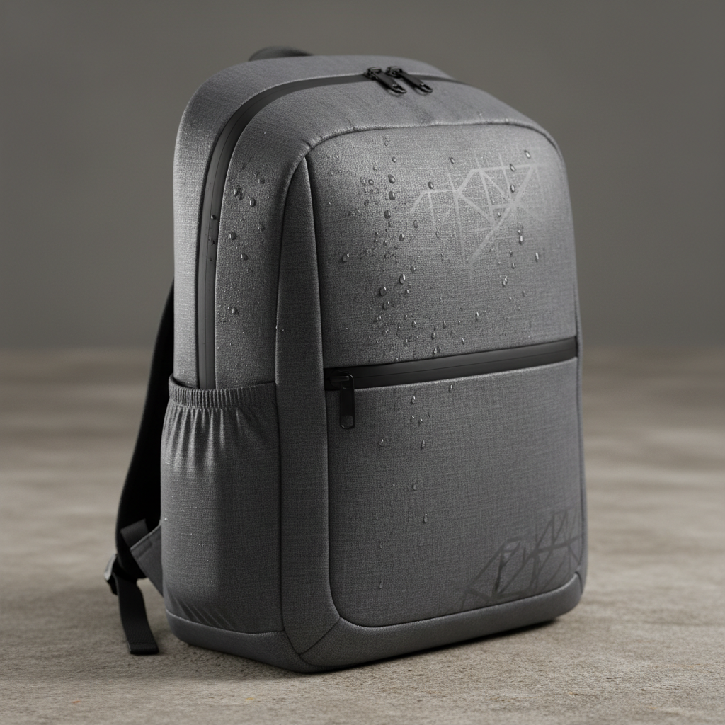 Nylon Crossbody Bag streetwear product on dark background
