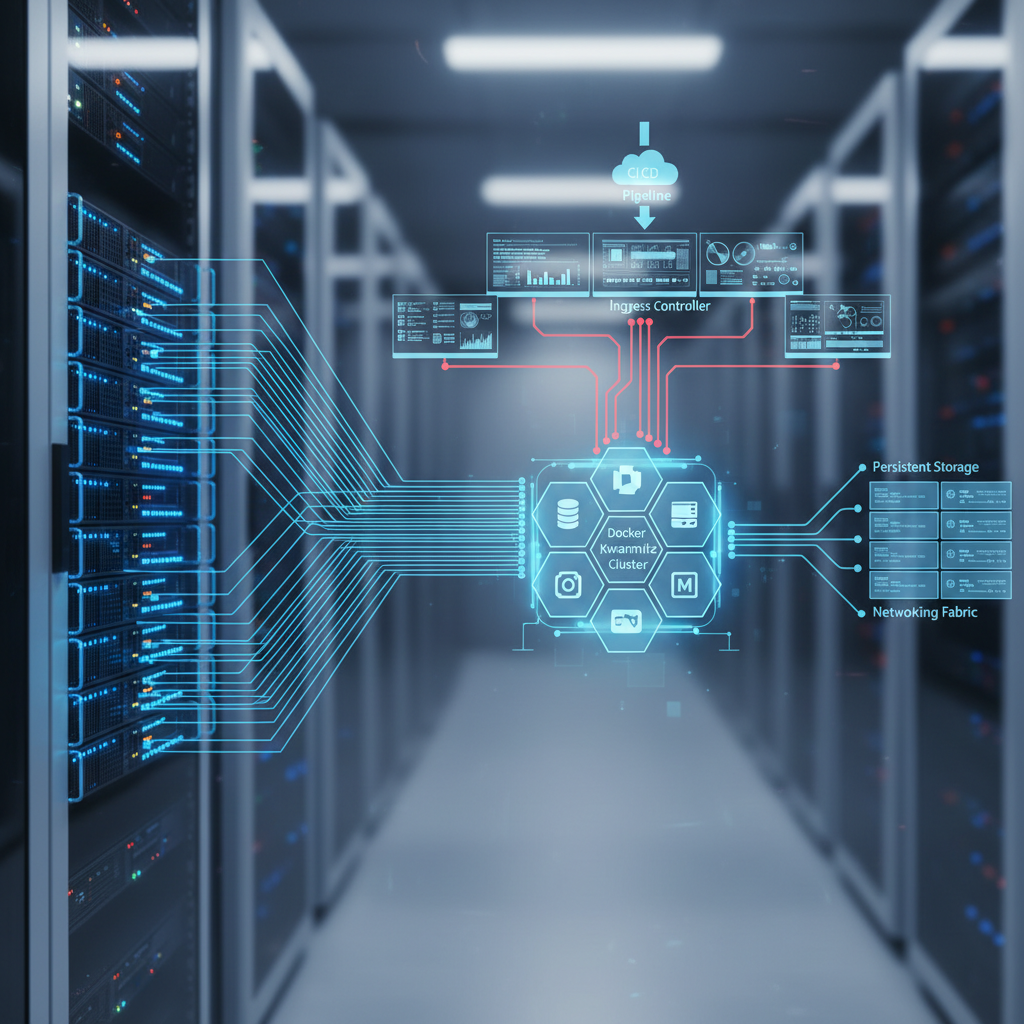 Arquitectura de contenedores Docker y Kubernetes en producción