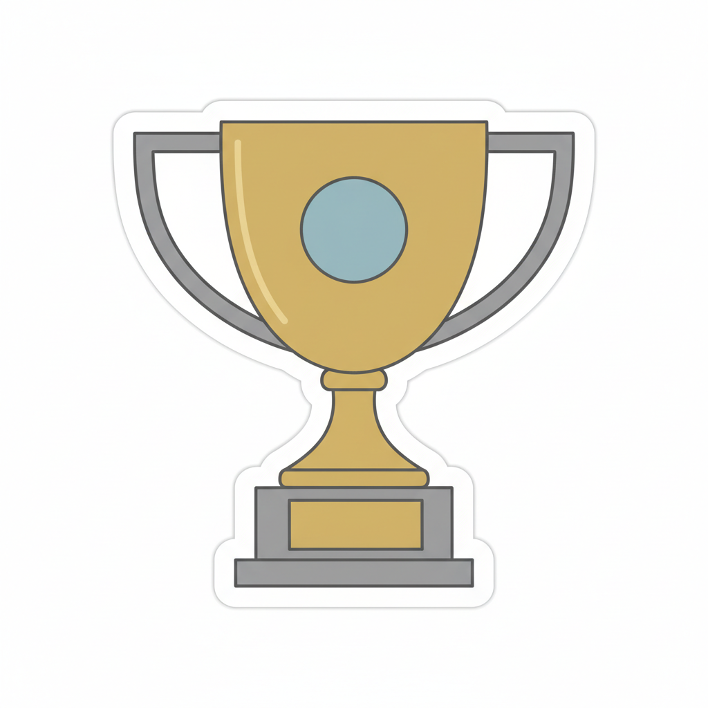 Trophy icon representing achievement