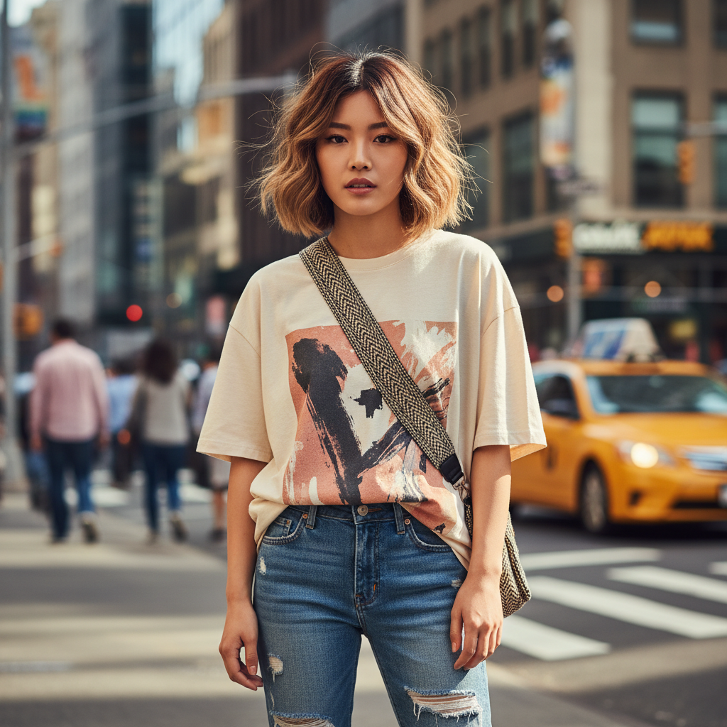 Aaliyah R., young woman with natural hair, Canadian streetwear creator