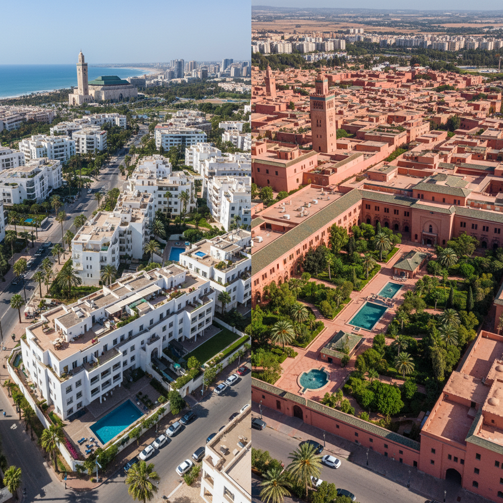 Photographie drone immobilier Maroc - prise de vue aérienne biens immobiliers Casablanca Marrakech