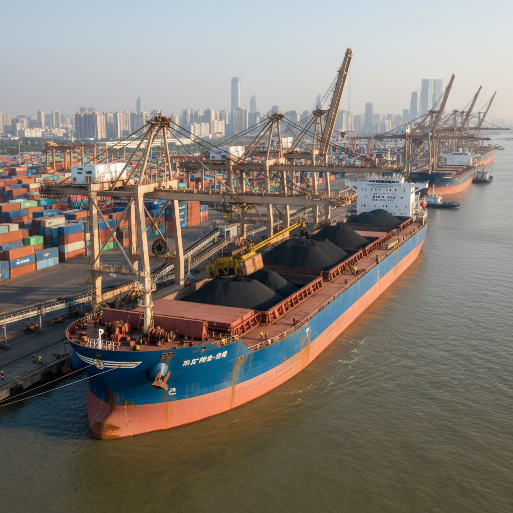 CS Arabian VLCC crude tanker aerial view on deep blue Arabian Sea