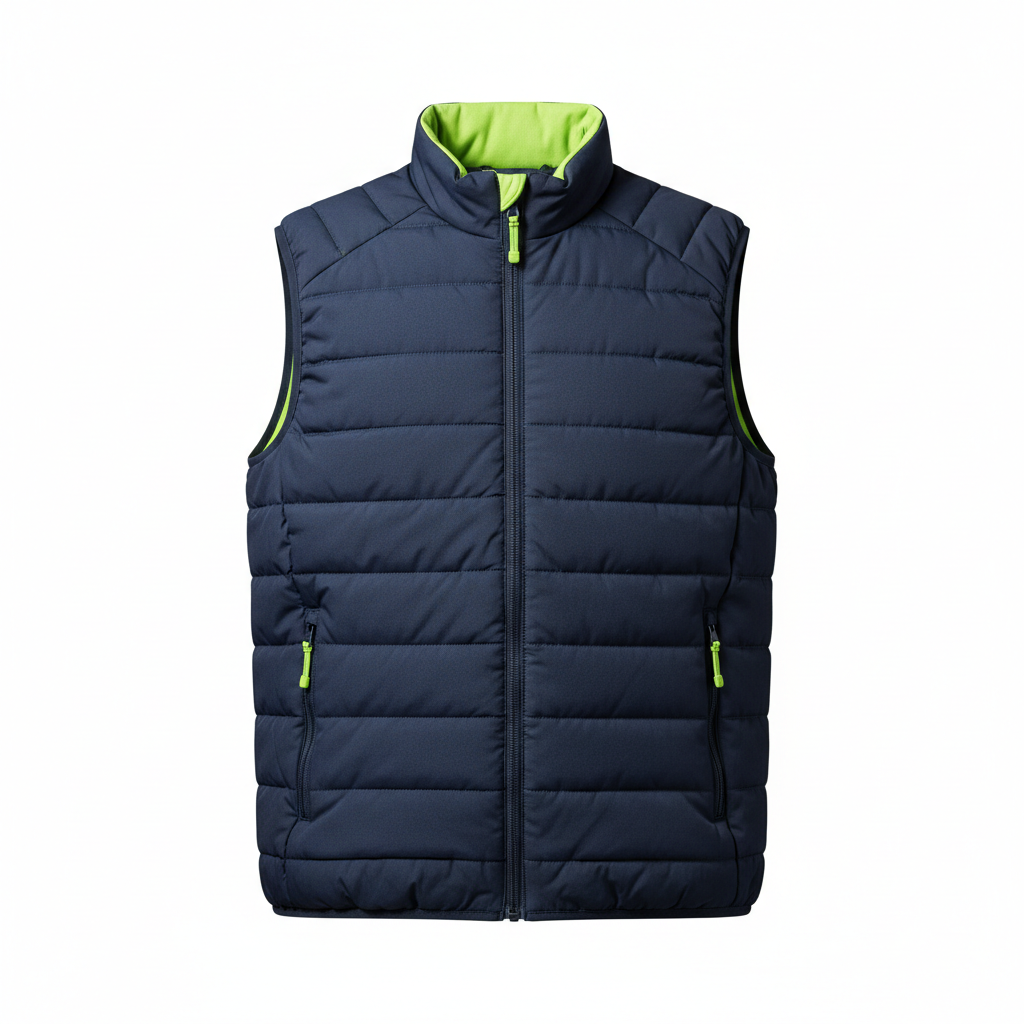 Navy insulated parka jacket