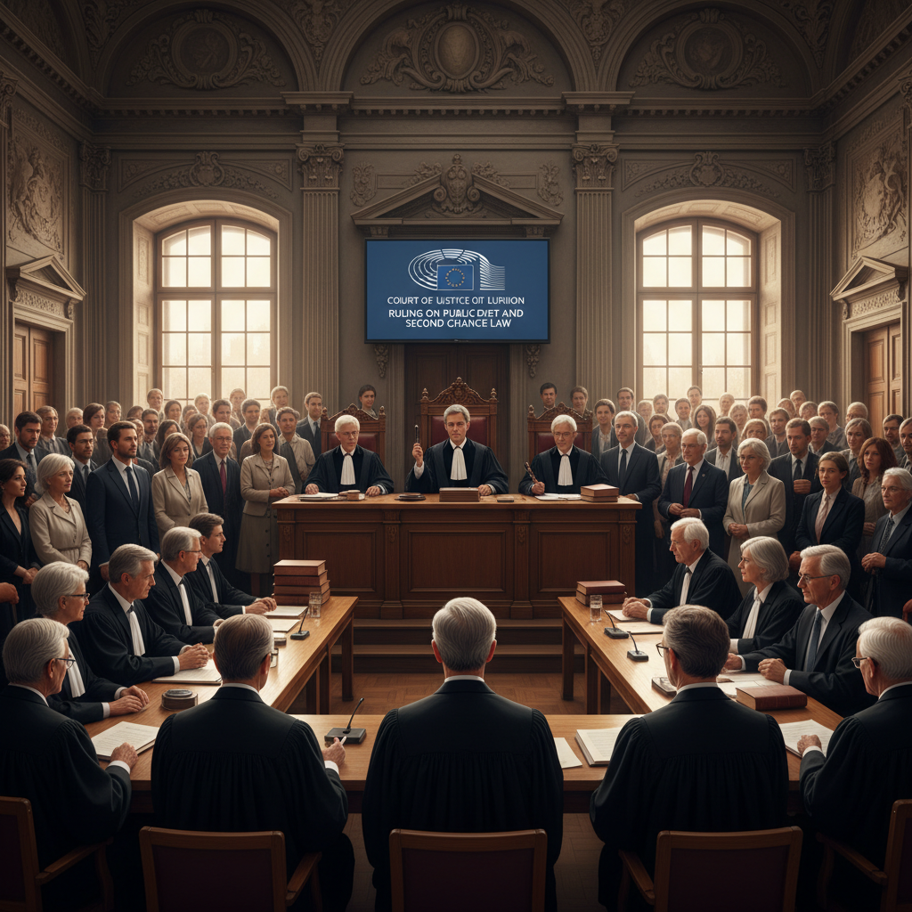 Tribunal de Justicia de la Unión Europea - resolución sobre deuda pública y Ley de Segunda Oportunidad