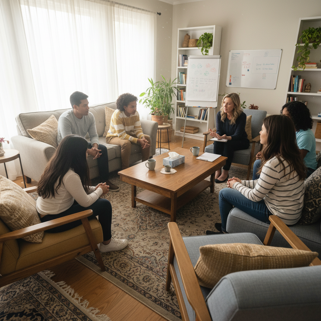 Nadia Osei, gathering facilitator, warm portrait against soft background