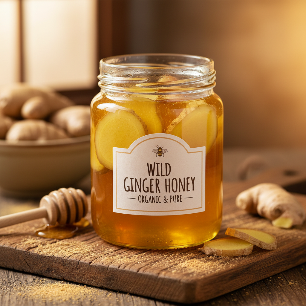 Miel Infusionada con Jengibre