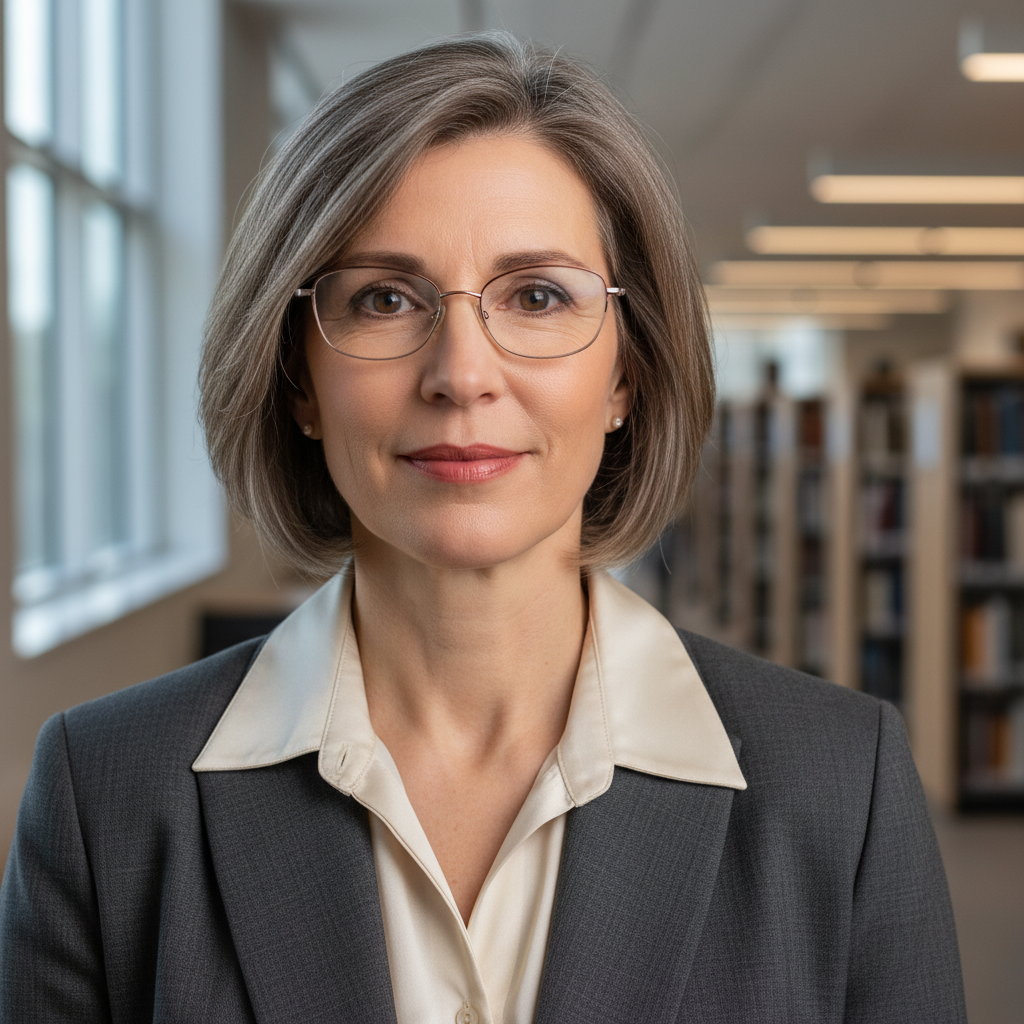 Professional headshot of Dr. Sarah Johnson, Finance Professor