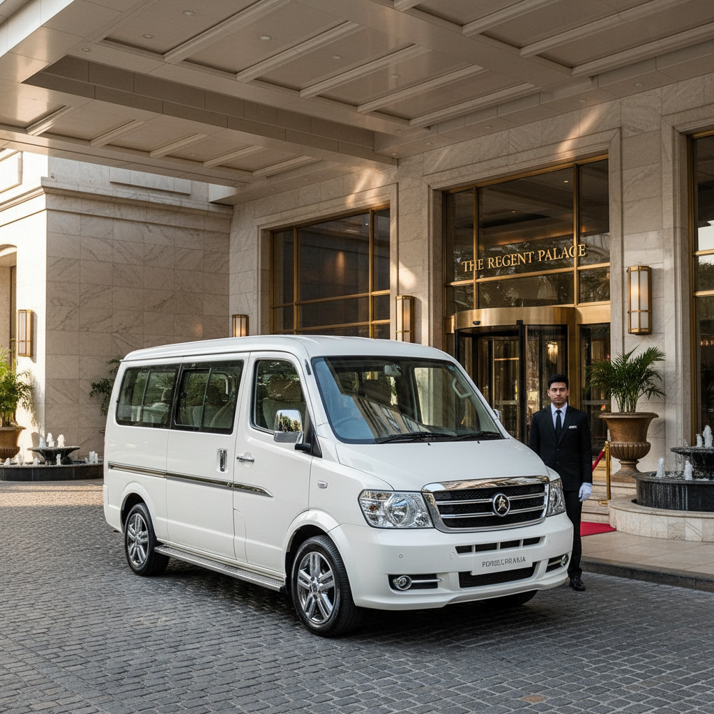 Modern luxury Force Urbania van for premium group travel