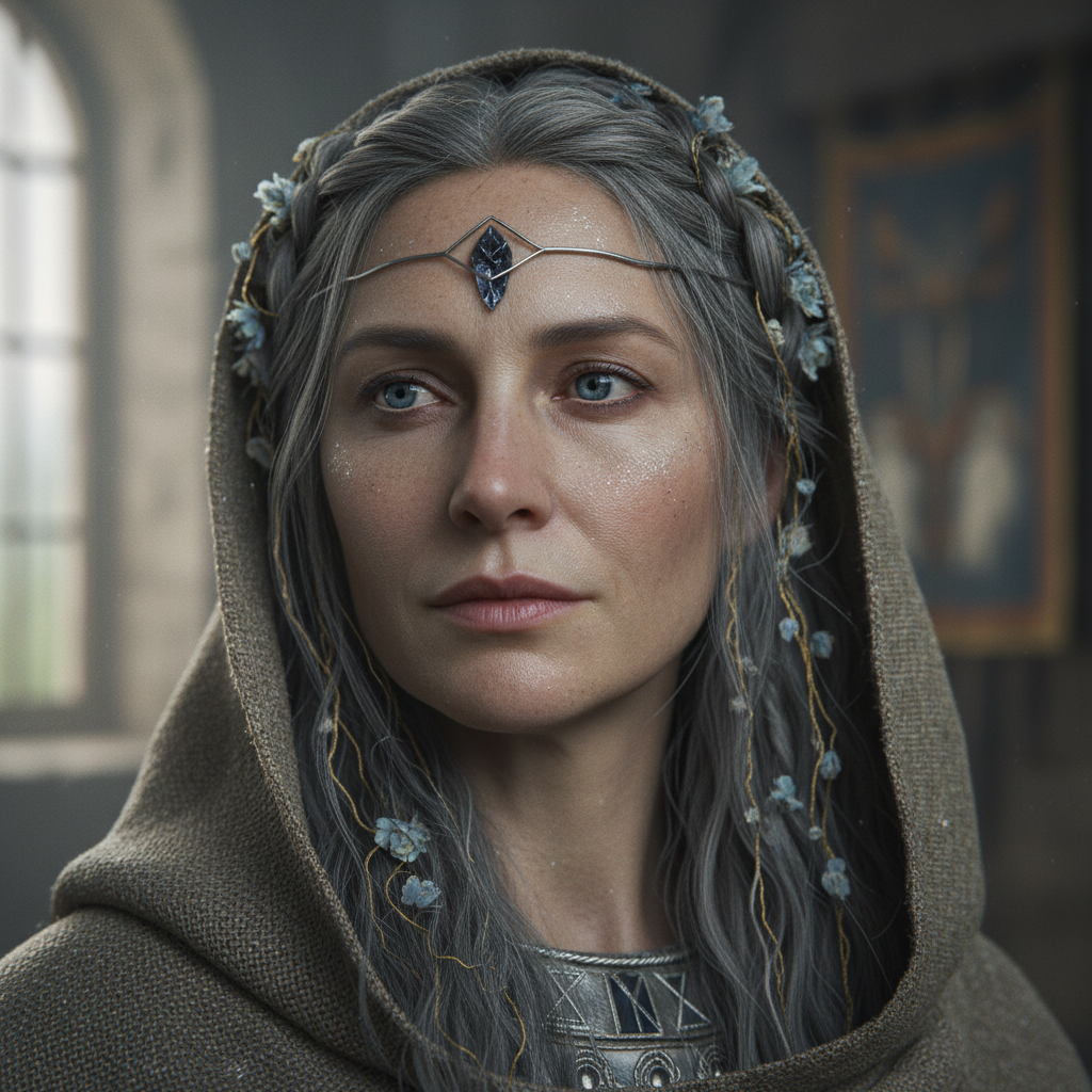Lyra Ashenveil — AI character avatar, Fantasy persona