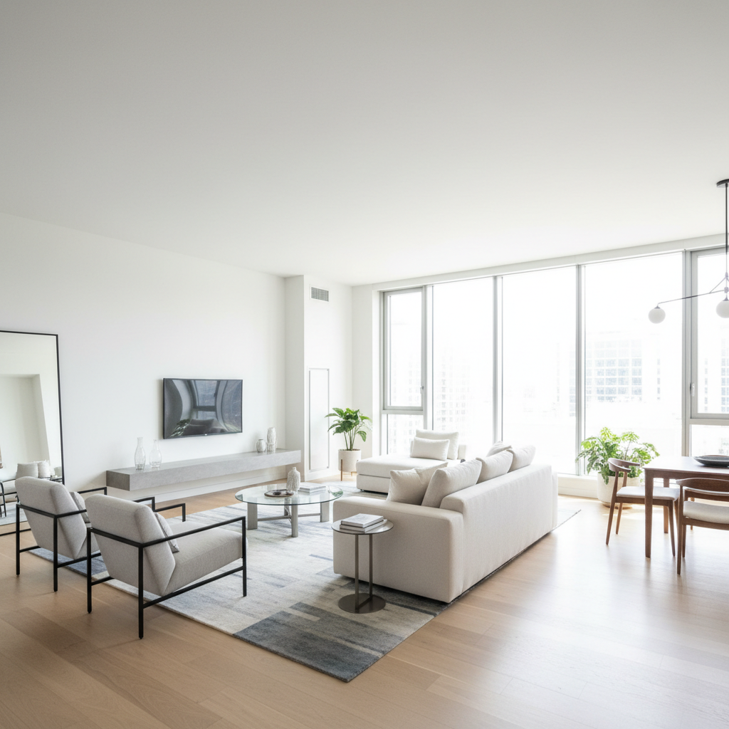 Beautiful interior of a modern living room