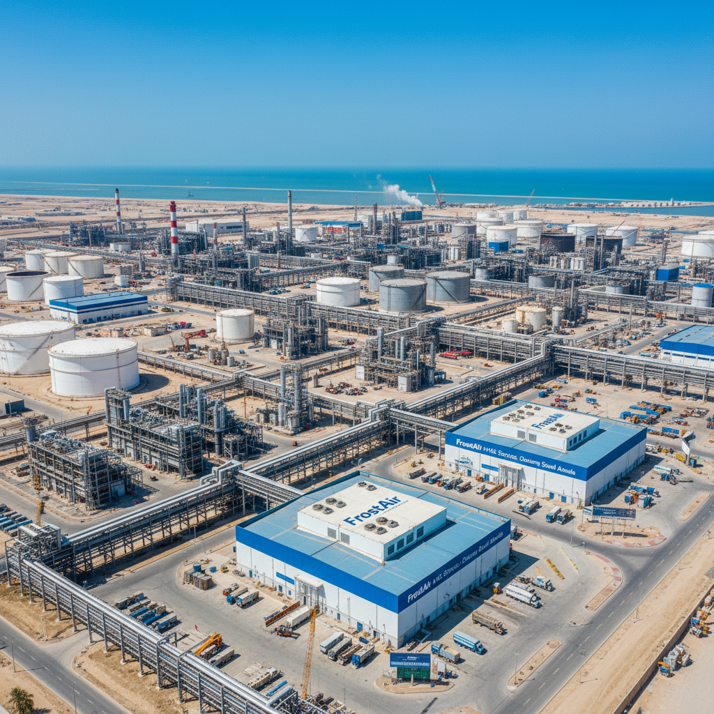 Dammam industrial facilities and petrochemical plants with FrostAir HVAC service coverage in eastern Saudi Arabia