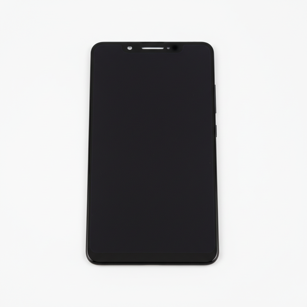 Samsung Galaxy display replacement screen on dark background