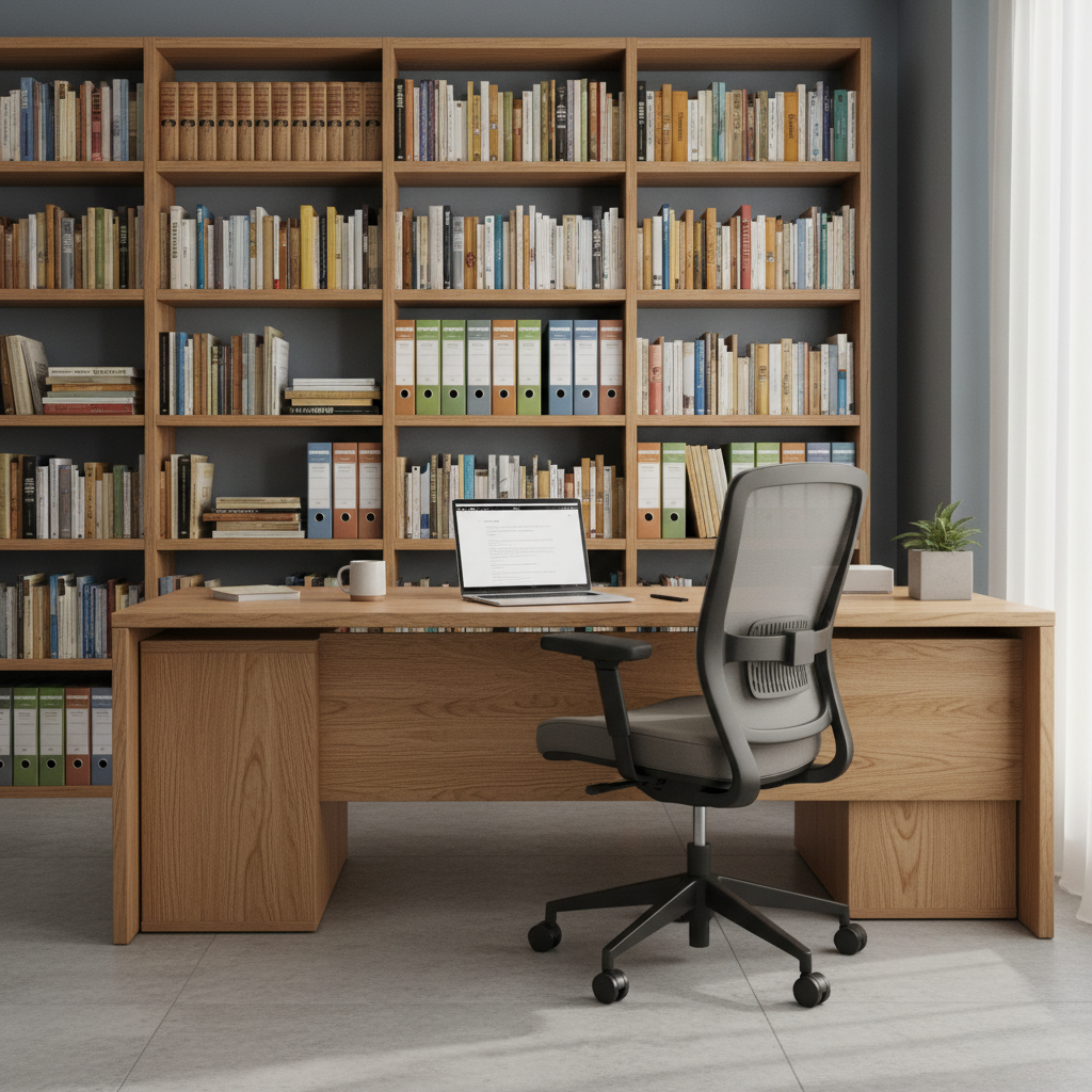 Smart home consultation setup with devices and a professional workspace environment